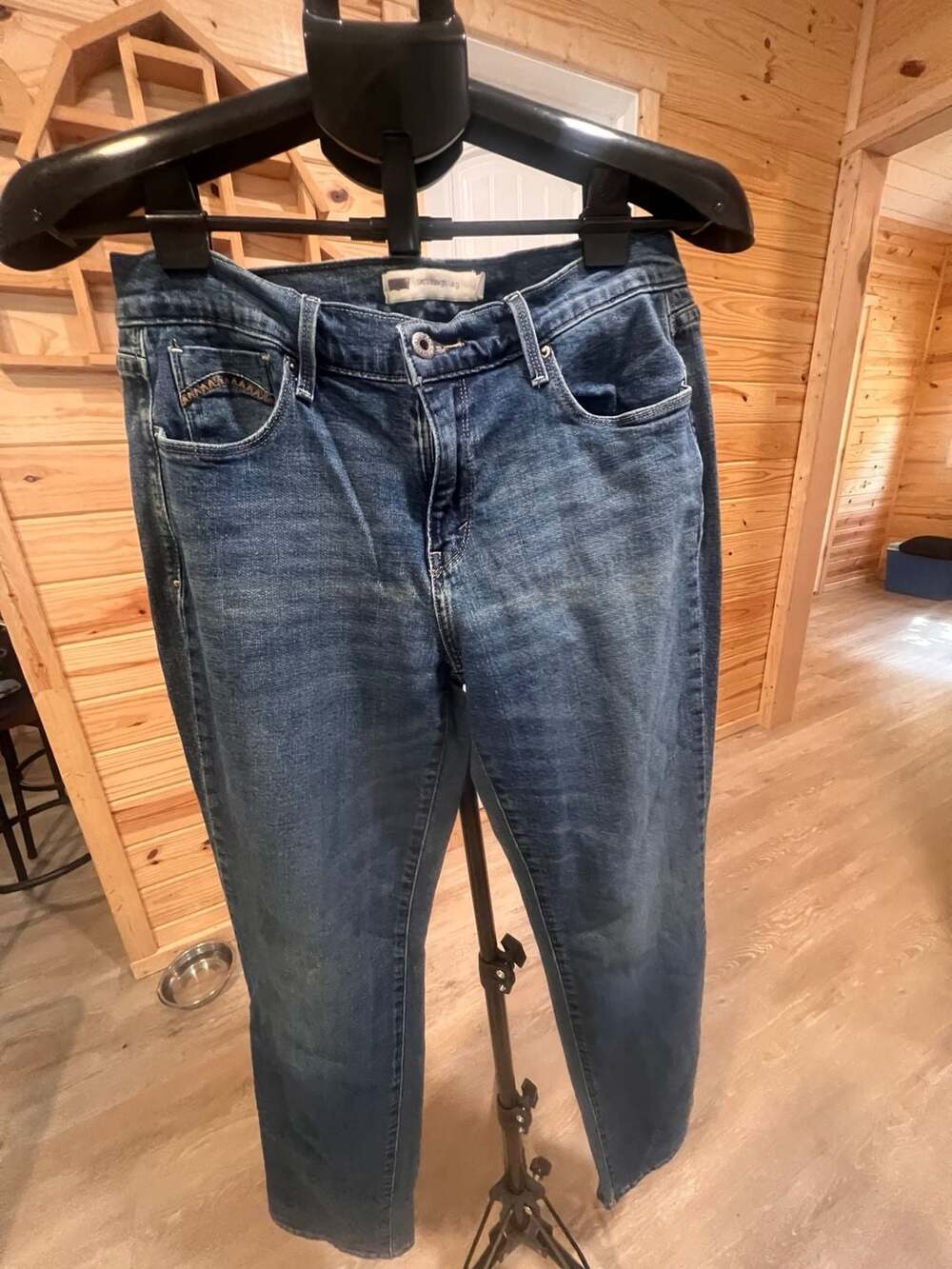 Levi's 505 Straight Leg Size 10 Blue Denim Jeans